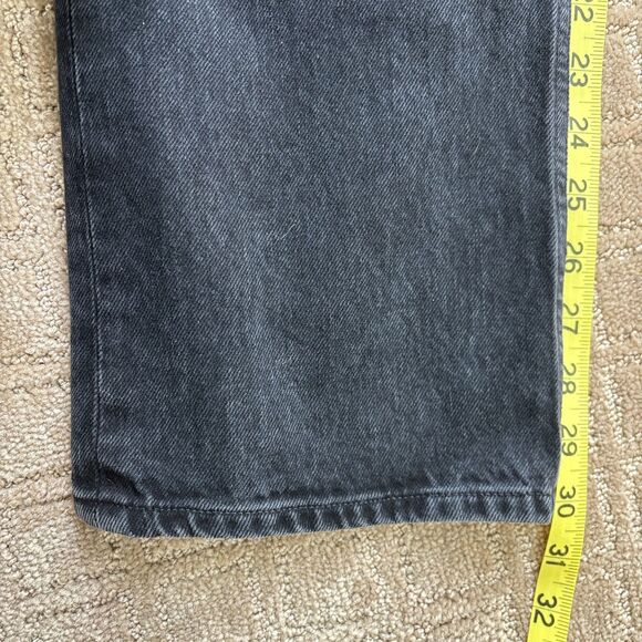 Agolde Black Straight Leg Jeans - Picture 7 of 7